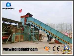 High Capacity Automatic Horizontal Baling Machine for Waste Recycling Business