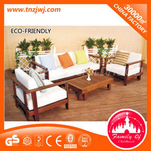 European Style Wooden Sofa Chair Hotle Leisure Table Chair