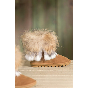 2017 New Arrival Winter Women Fur Collar Snow Boots
